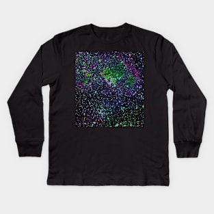 Black Panther Art - Glowing Edges 155 Kids Long Sleeve T-Shirt